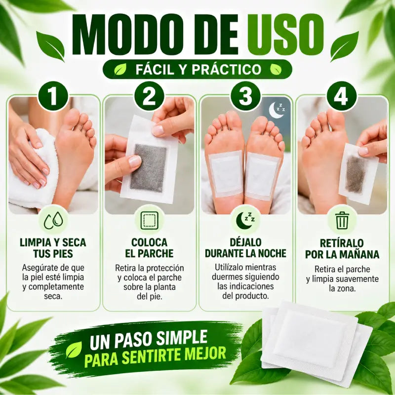 50 PARCHES KINOKIS | DESINTOXICA TU CUERPO MIENTRAS DUERMES 😴