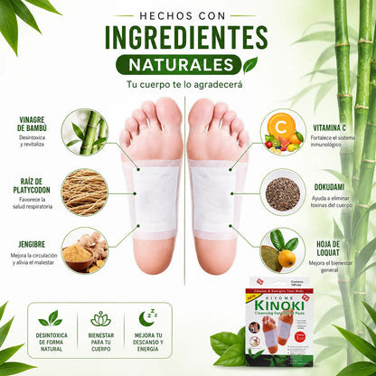 50 PARCHES KINOKIS | DESINTOXICA TU CUERPO MIENTRAS DUERMES 😴