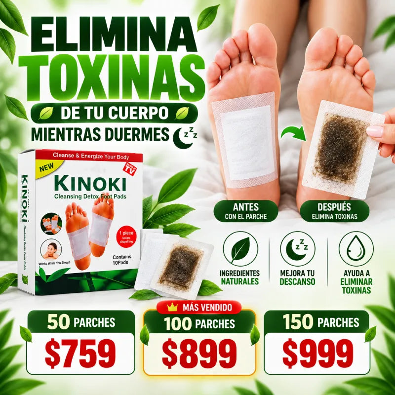 50 PARCHES KINOKIS | DESINTOXICA TU CUERPO MIENTRAS DUERMES 😴