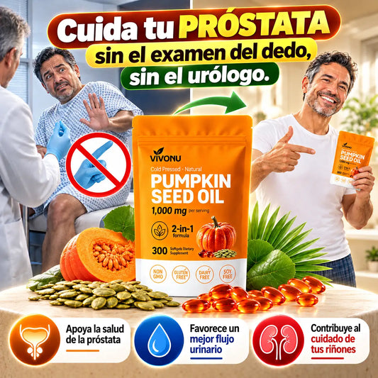 Cuida tu próstata · Semillas de Calabaza Vivonu 300
