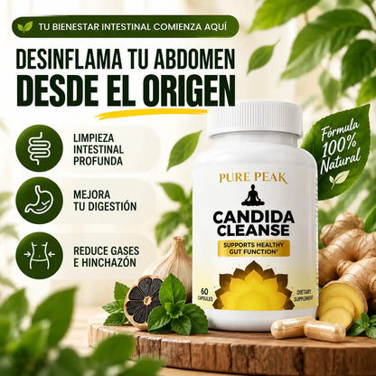 Suplemento Candida Cleanse 60 cápsulas – Equilibrio intestinal y defensas reforzadas