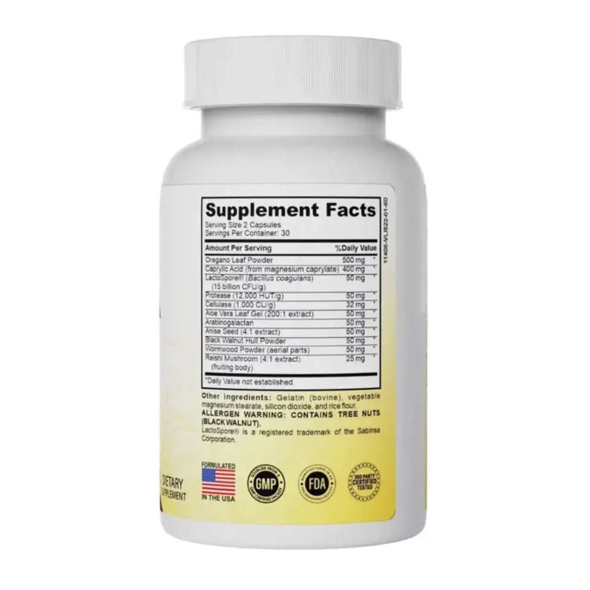 Suplemento Candida Cleanse 60 cápsulas – Equilibrio intestinal y defensas reforzadas