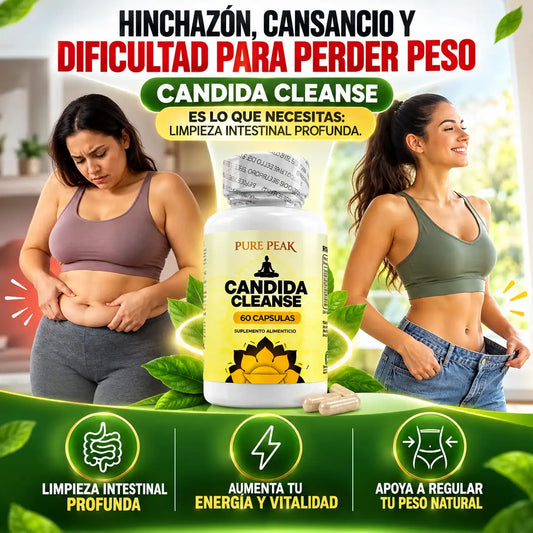 Suplemento Candida Cleanse 30 días | Equilibrio intestinal y defensas reforzadas